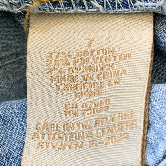 Vtg Bongo Y2K Flared Low Rise Jeans Size 7 Women’s Blue Medium Wash Festival - Picture 13 of 16